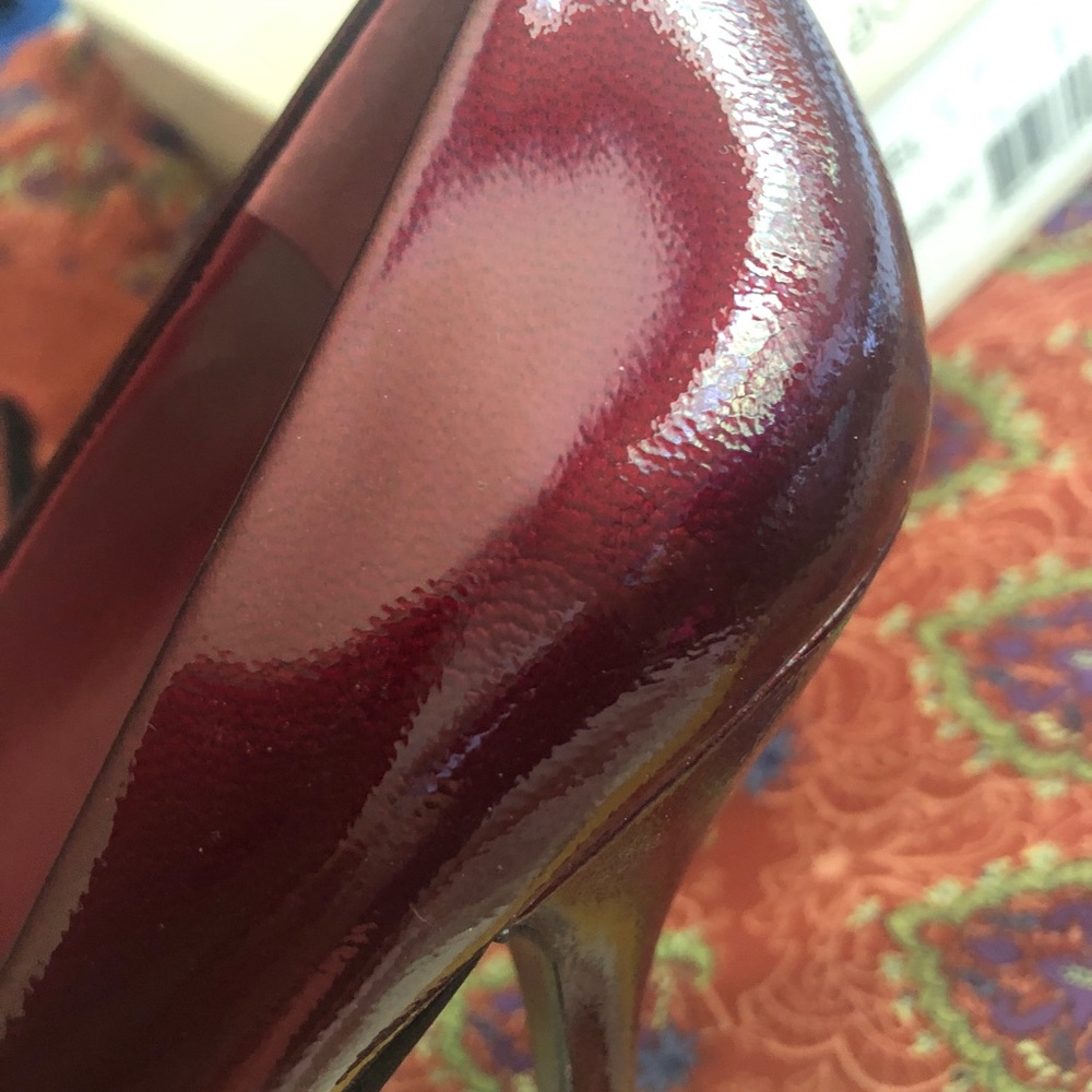 Bcbg Generation Ruby Red Heels 7m - image 4